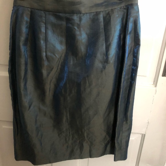 Vintage Iridescent Blazer & Skirt Set - Picture 9 of 12